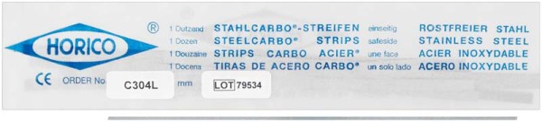 Stahlcarbo®-Streifen mit Lücke