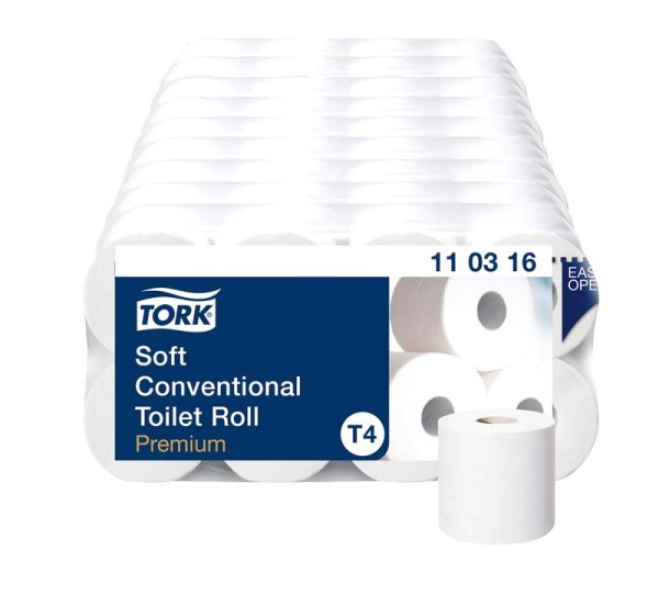 TORK® Premium Kleinrollen Toilettenpapier extra weich