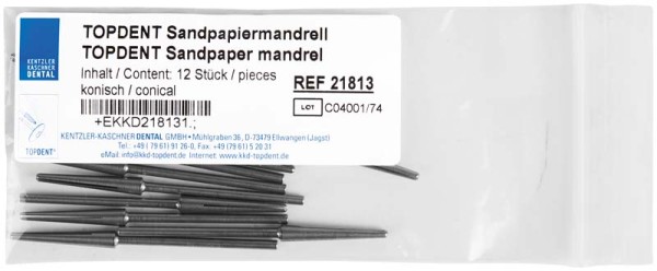 TOPDENT Sandpapier-Mandrelle