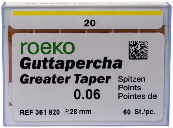 Guttapercha Greater Taper
