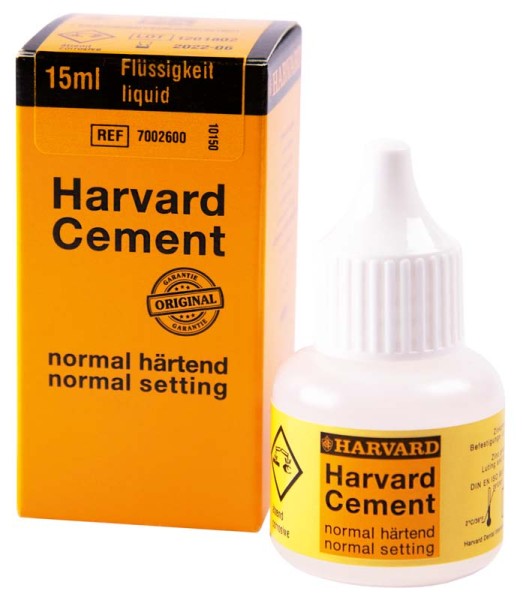 Harvard Cement normal härtend Flüssigkeit
