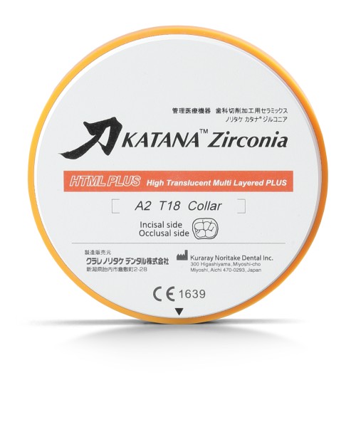Katana Zirconia HTML Plus B3 22mm Ø98,5mm m. Nut St.