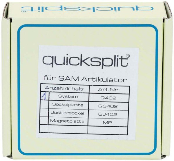 SAM Artikulatoren Quicksplit System