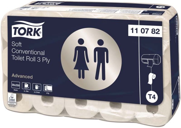 TORK® extra weiches Kleinrollen Toilettenpapier